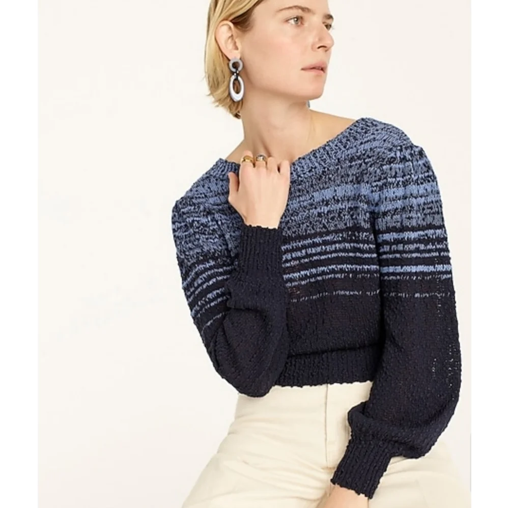 2. J.Crew Reversible space-dyed cardigan sweater